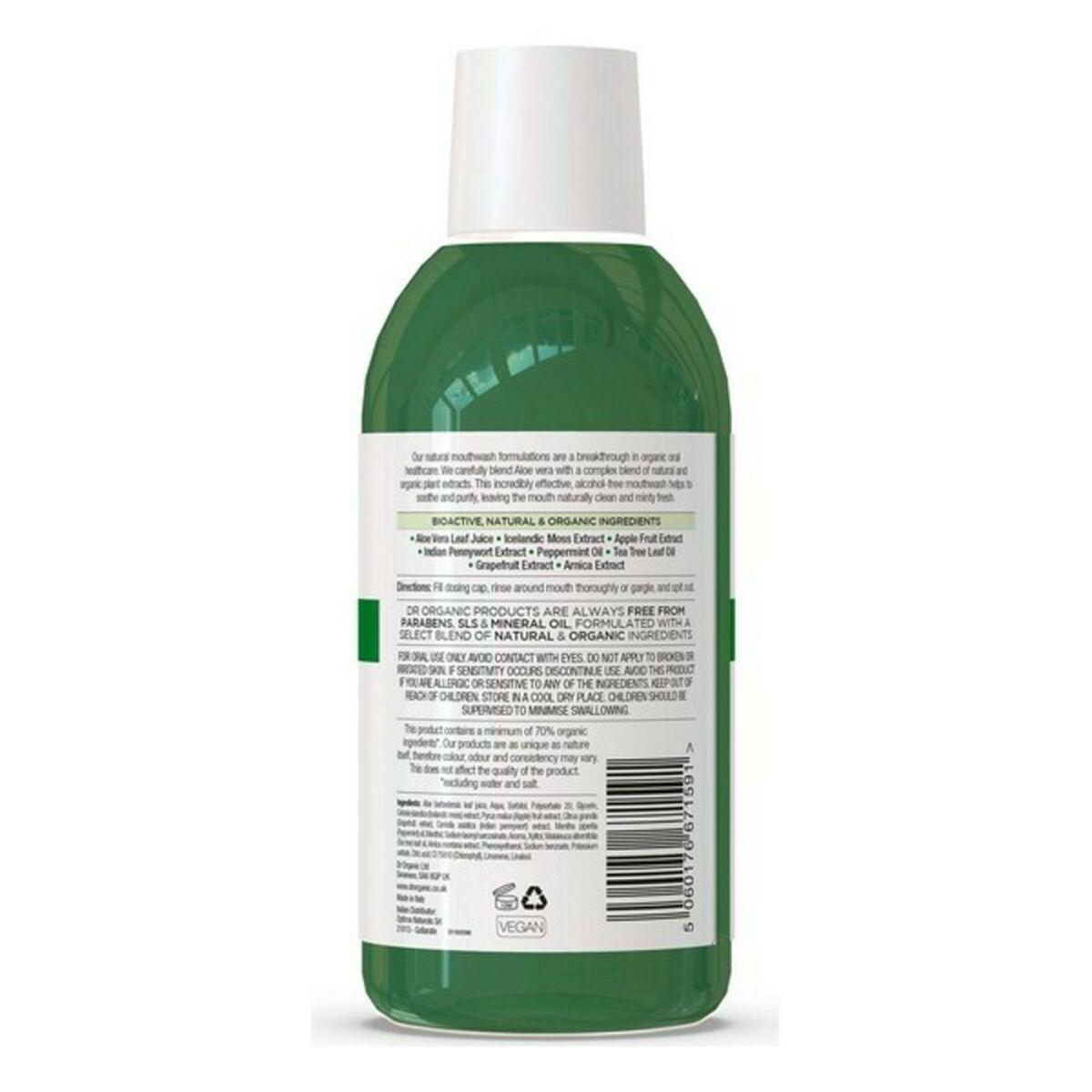 Dr. Organic Aloe Vera burnos skalavimo skystis 500ml