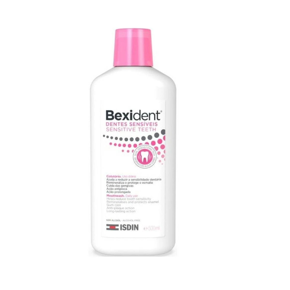 Isdin Bexident® Sensitive Teeth burnos skalavimo skystis 500ml Bexident® Sensitive Teeth dantų pasta 75ml
