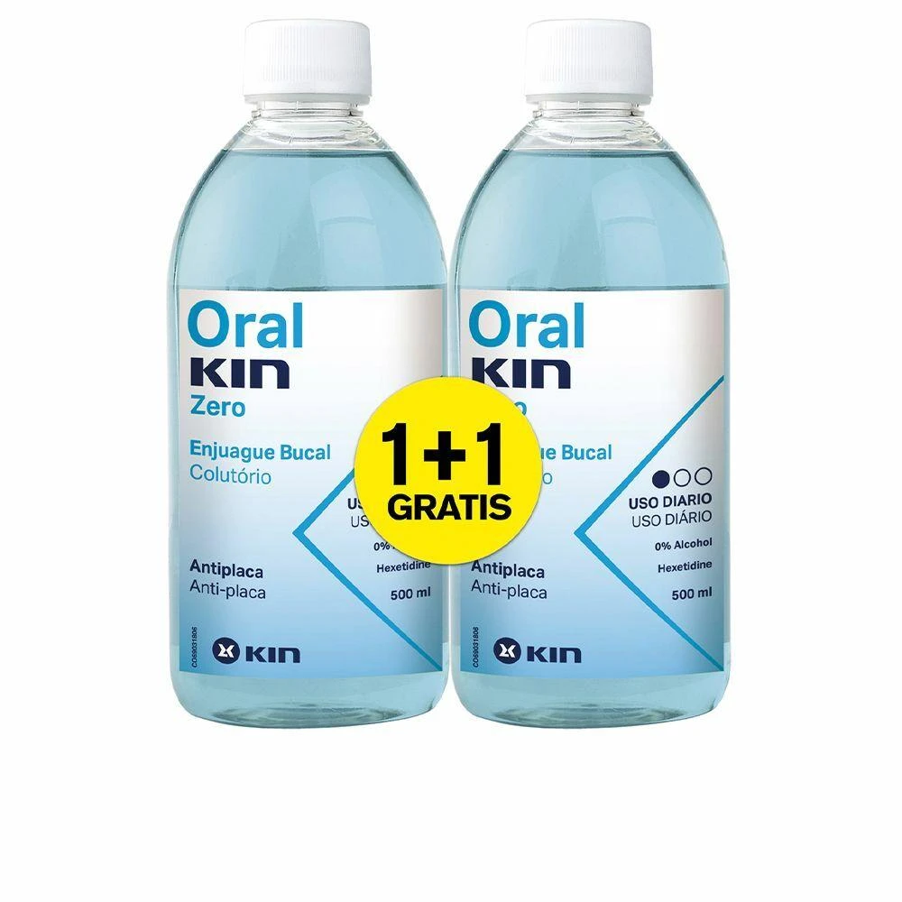 Kin Oralkin Zero burnos skalavimo skysčio pakuotė 2 vnt