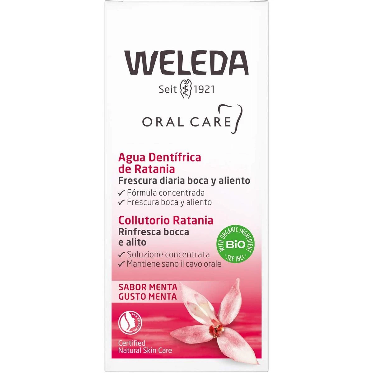 "Weleda Ratanhia" burnos skalavimo skystis 50ml