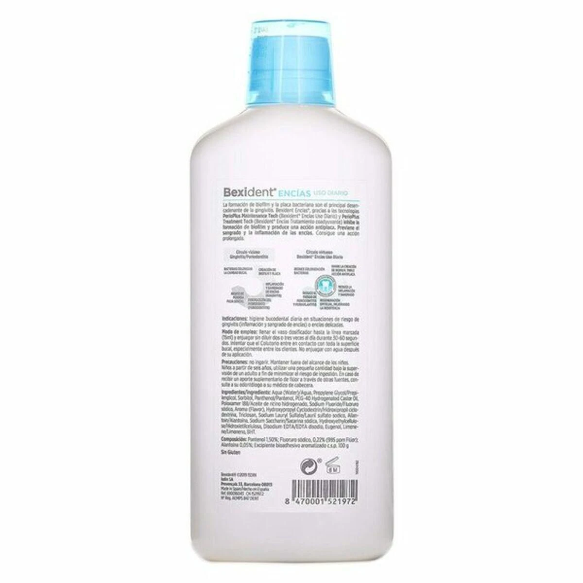Isdin Bexident™ Gum Care burnos skalavimo skystis 500ml