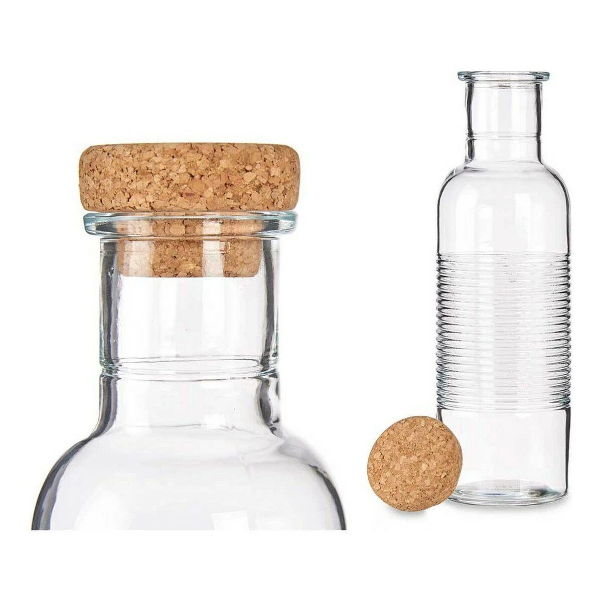 Pasabahce Buteliukas Hoop Permatomas Korek Szkło (1070 ml)