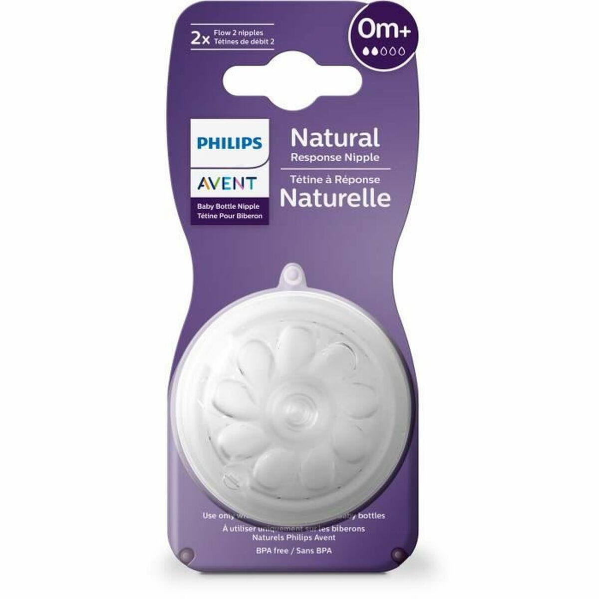 Philips Avent SCY962/02 Natural Response -pullotutti, flow 2, 0 kk+, 2 kpl pakkauksessa