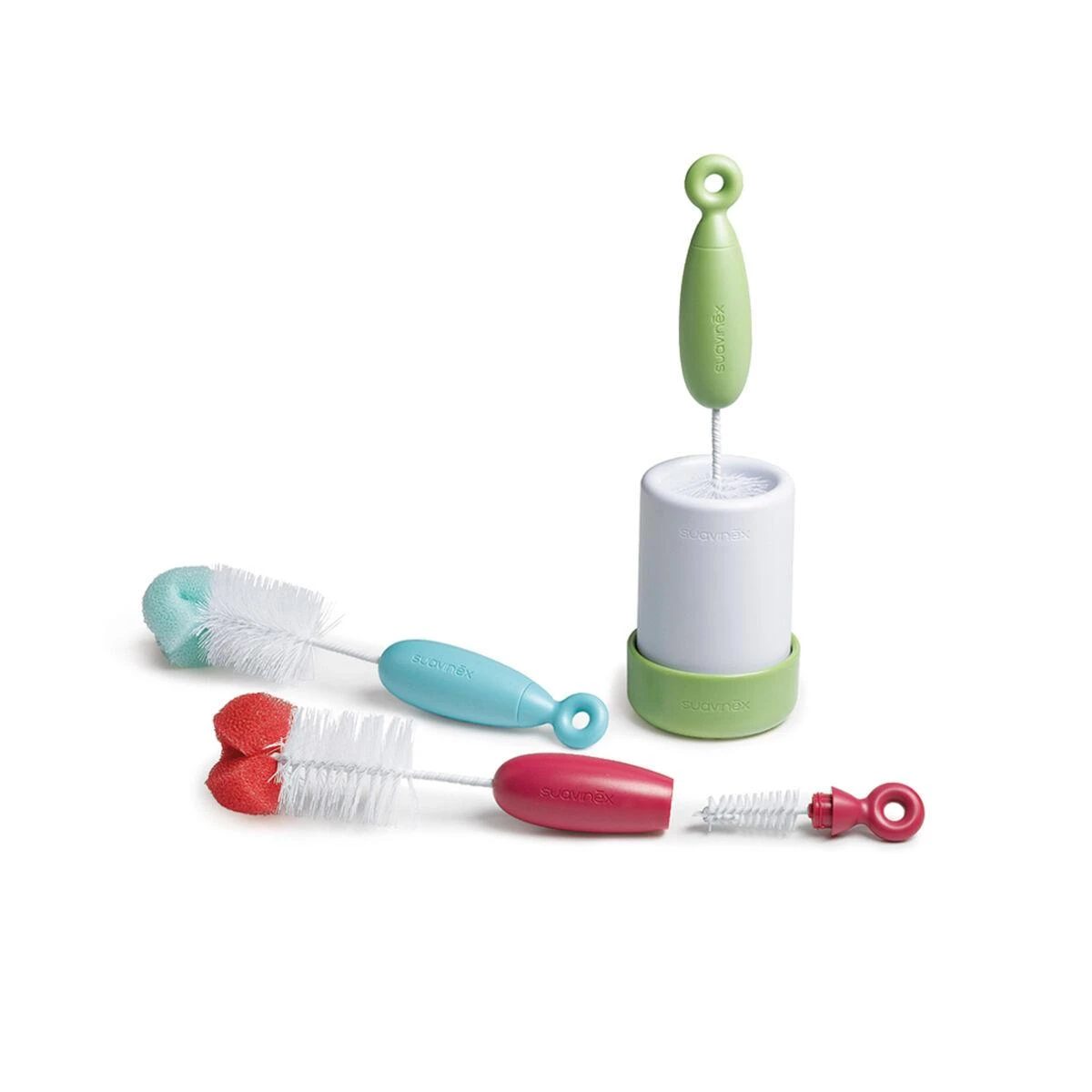 Suavinex Duo butelių valymo šepečių komplektas
