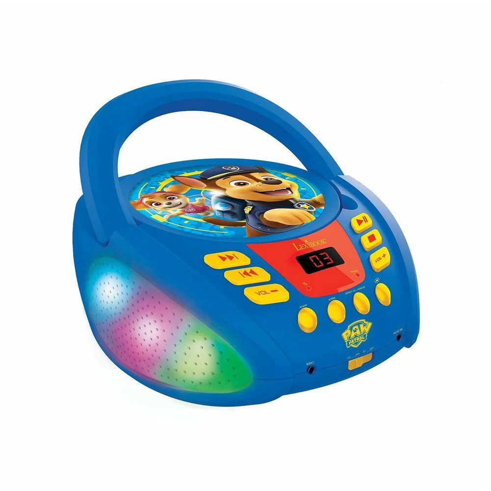 Lexibook Psi Patrol Boombox CD grotuvas AUX Bluetooth