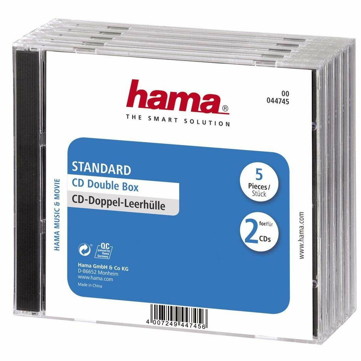 Hama CD-BOX 5 vnt. dviguba (447450000)