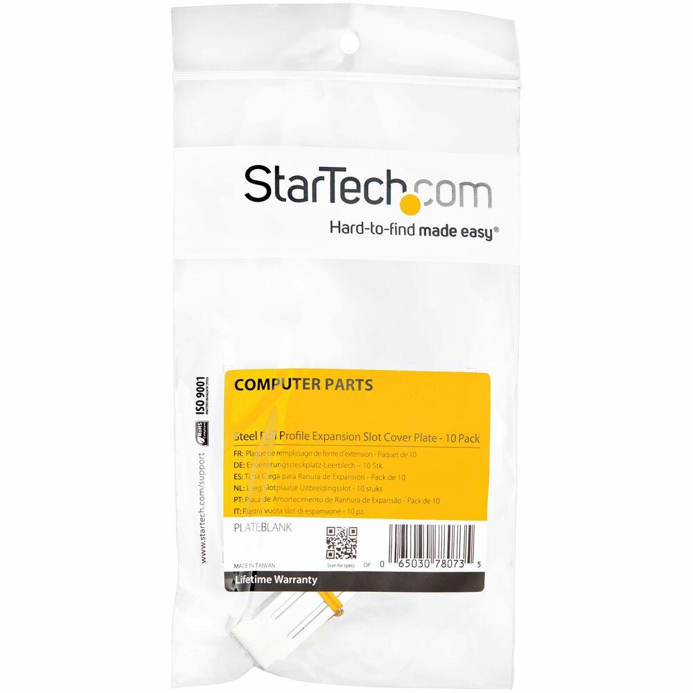 StarTech metaliniai galiniai dangteliai – 10 vnt (PLATEBLANK)