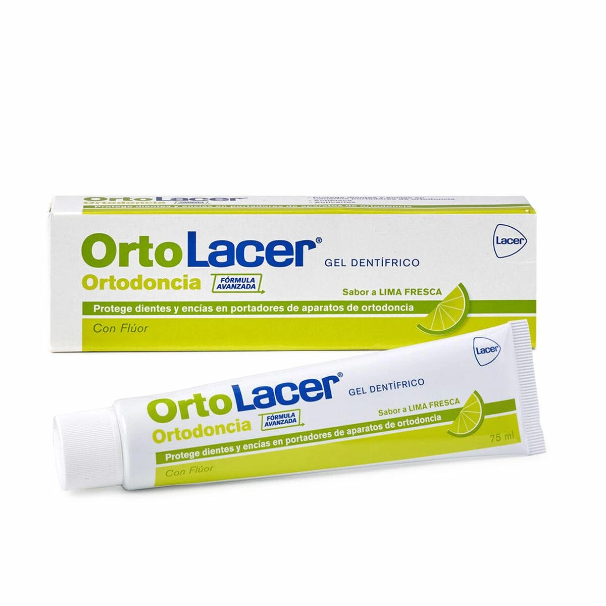 "Ortolacer" dantų gelis liepų skonio 75ml