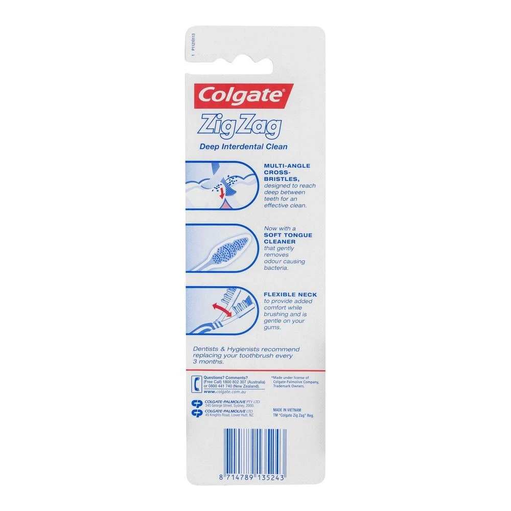 "Colgate Zig Zag" dantų šepetėlis 2 + 1