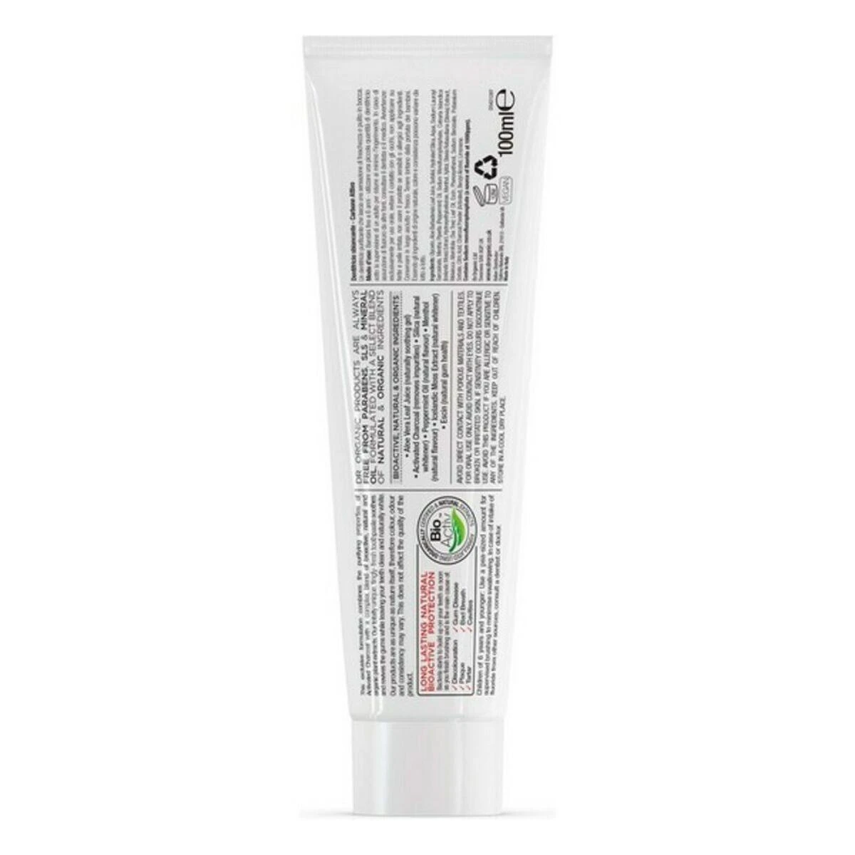 "Dr. Organic Charcoal" dantų pasta 100ml