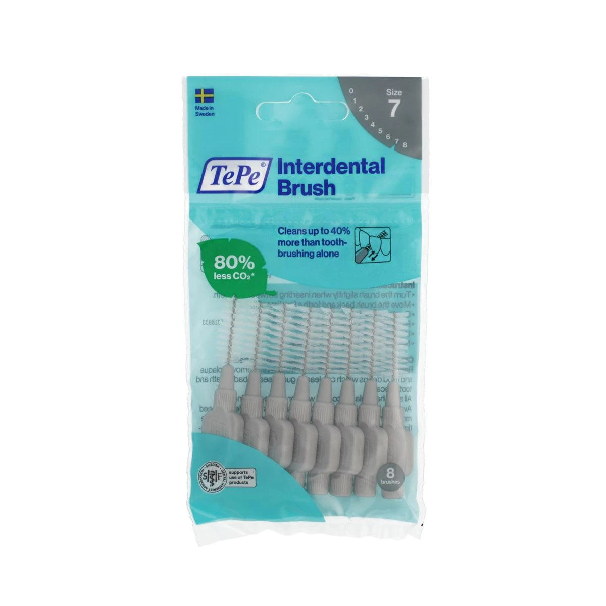 TePe Original Interdental 1,3 mm tarpdančių šepetėliai, 8 vnt.