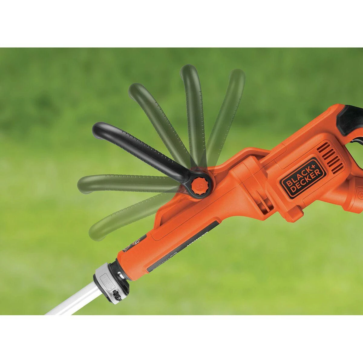 Black & Decker Juodas + DECKER 900W 35cm stiebo kirptuvas