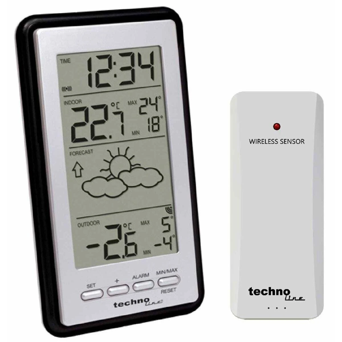 GMBH & CO Technoline meteorologinė stotis WS9130