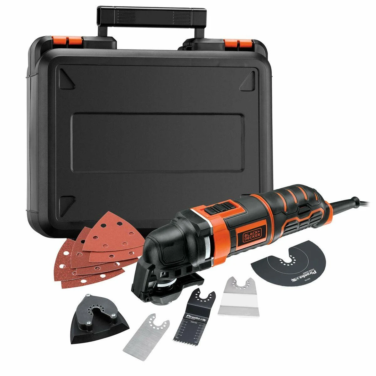 Black & Decker Juodas & Decker Daugiafunkcis elektrinis įrankis MT300KA + 11 priedų, Juodas & Decker