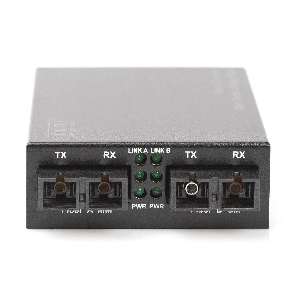 Šakotuvas Digitus Skaitmenas | Greitas Ethernet medijos keitiklis iš kelių į vienmodžius SC į SC, bangos ilgis 1310 nm | DN-82024 | SC | SC