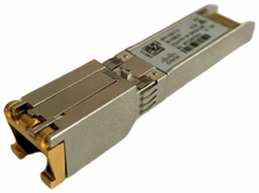 Šakotuvas Modulis SFP Cisco Cisco 10GBASE-T SFP+ siųstuvo-imtuvo modulis, skirtas 6A kategorijos kabeliams