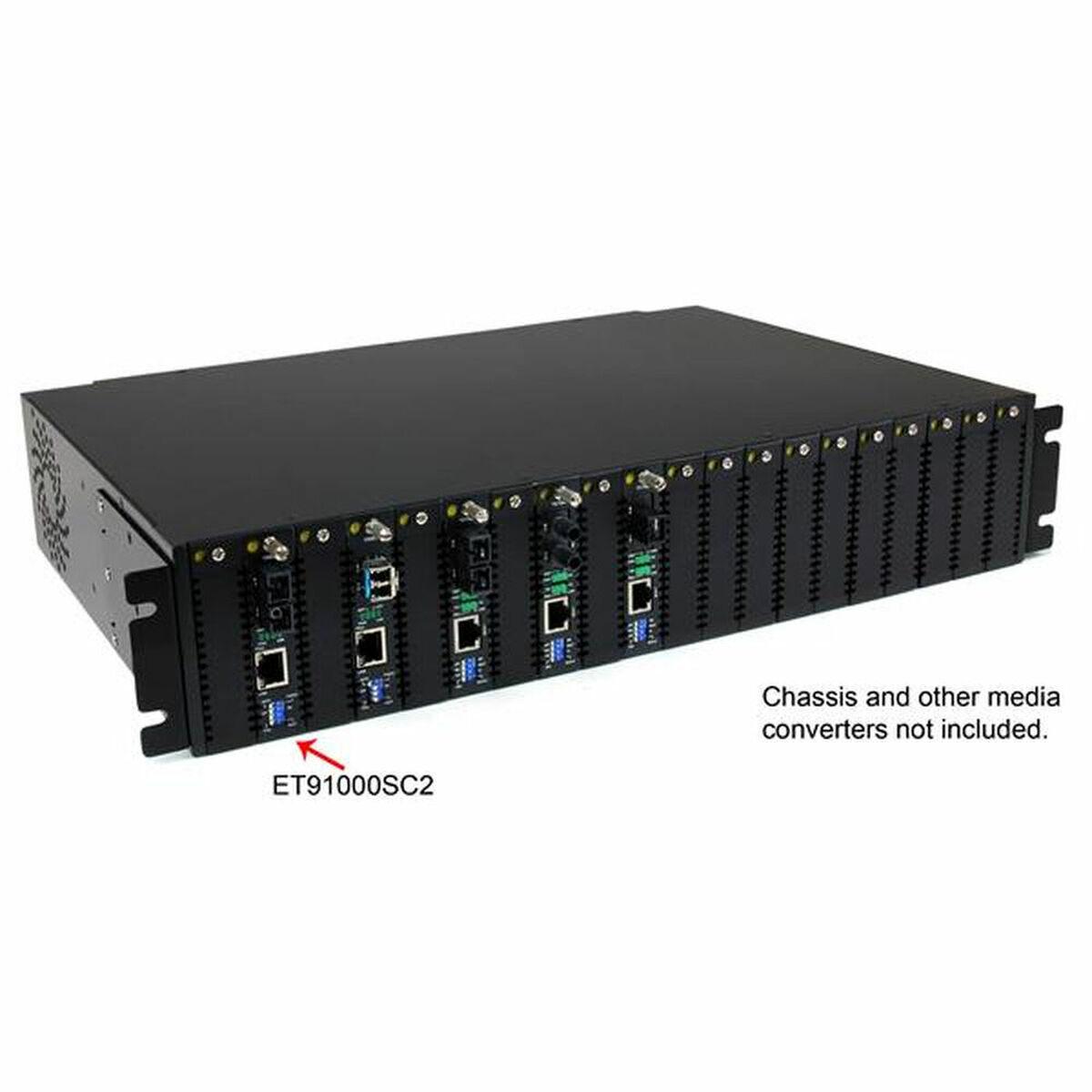 StarTech GB MM FIBER MEDIA CONVERTER SC (ET91000SC2)