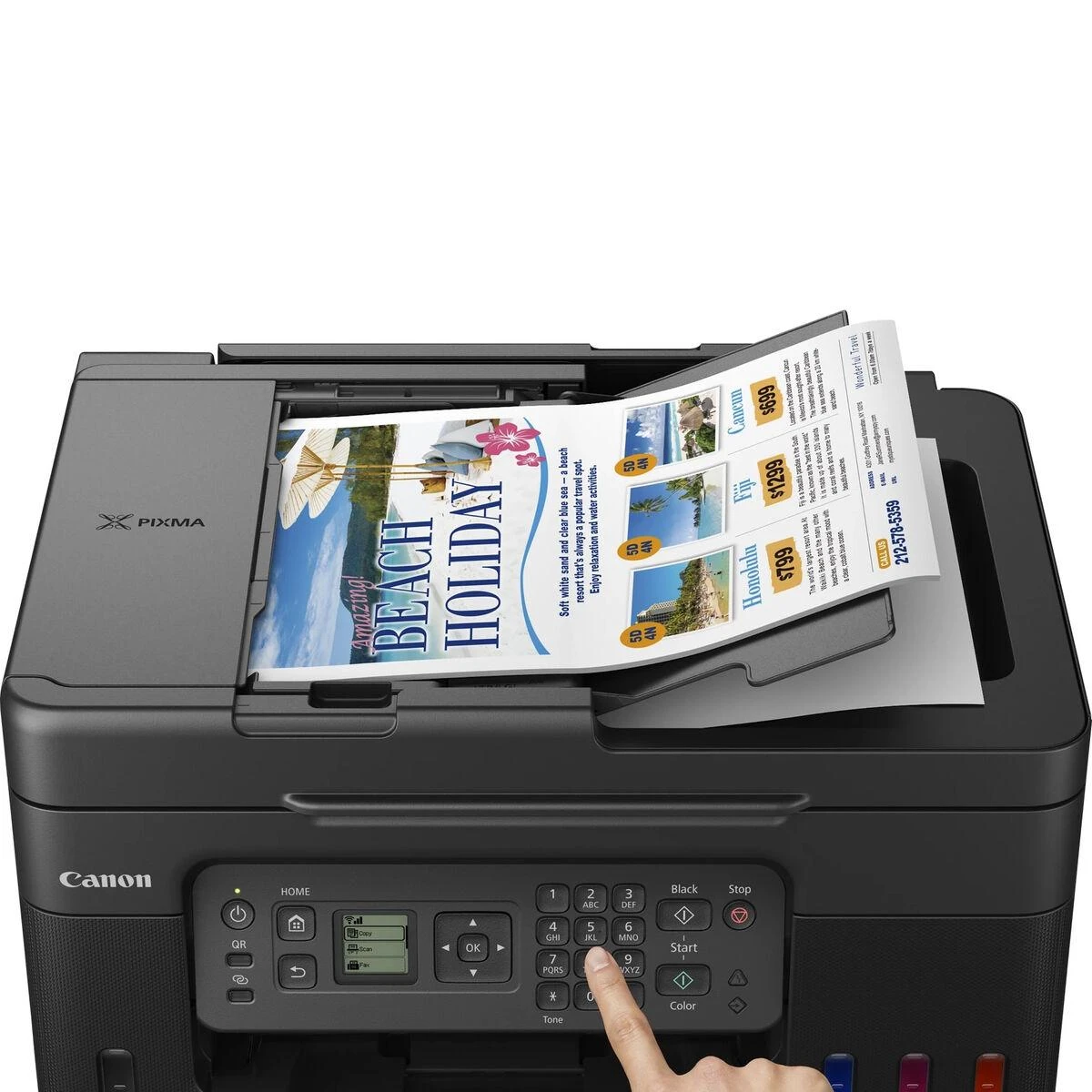 Canon | Daugiafunkcinis Spausdintuvas | PIXMA G4570 | Inkjet | Spalvotas | daugiafunkcis įrenginys | A4 | Wi-Fi | Juodas