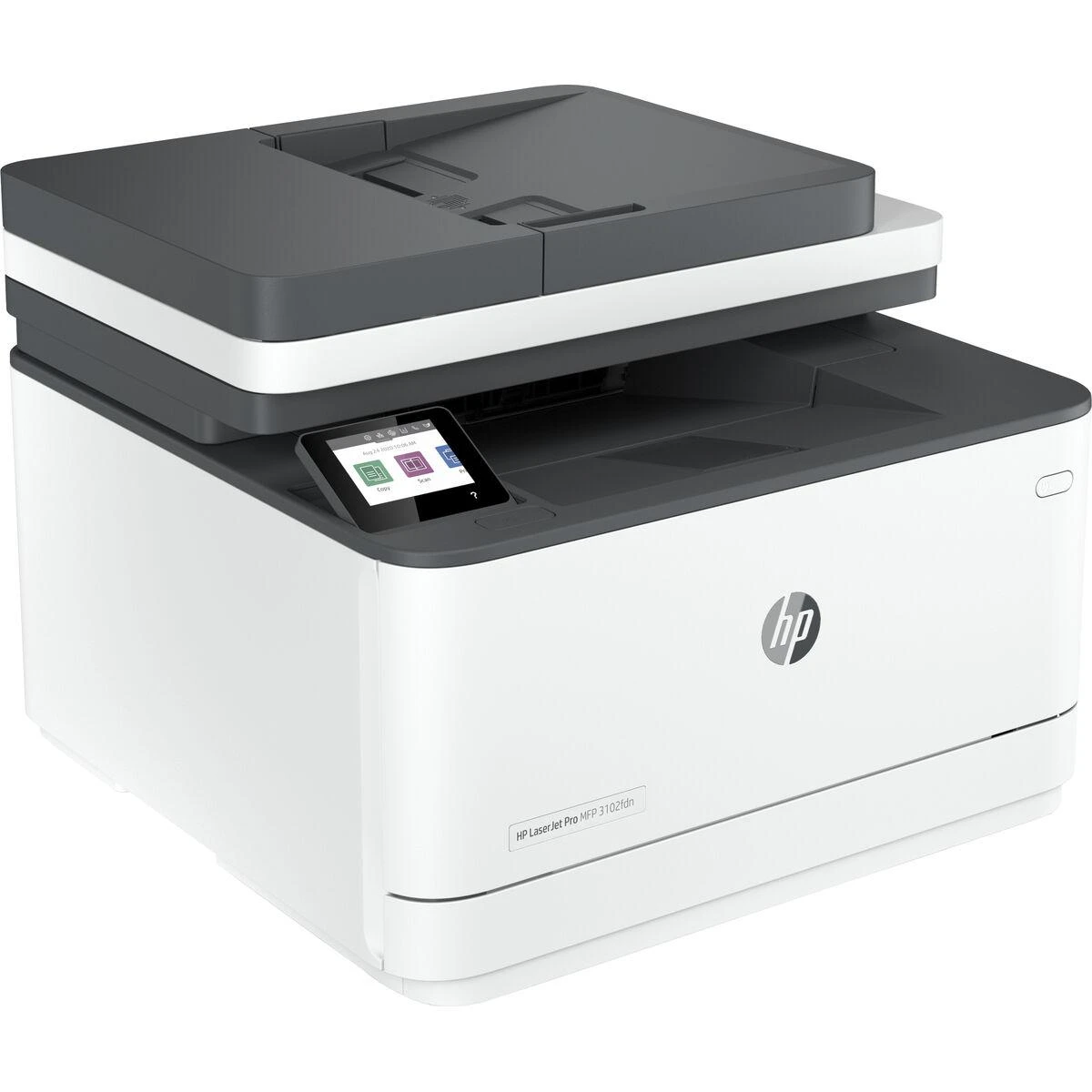 Hewlett Packard (HP) HP LaserJet Pro MFP 3102fdn AIO All-in-One Spausdintuvas - A4 Mono lazerinis, Spausdinti/Kopijuoti/Skenuoti/Faksas, Automatinis dokumentų tiektuvas, Auto-Duplex, LAN, 33ppm, 350-2500 puslapių per mėnesį M227fdn)