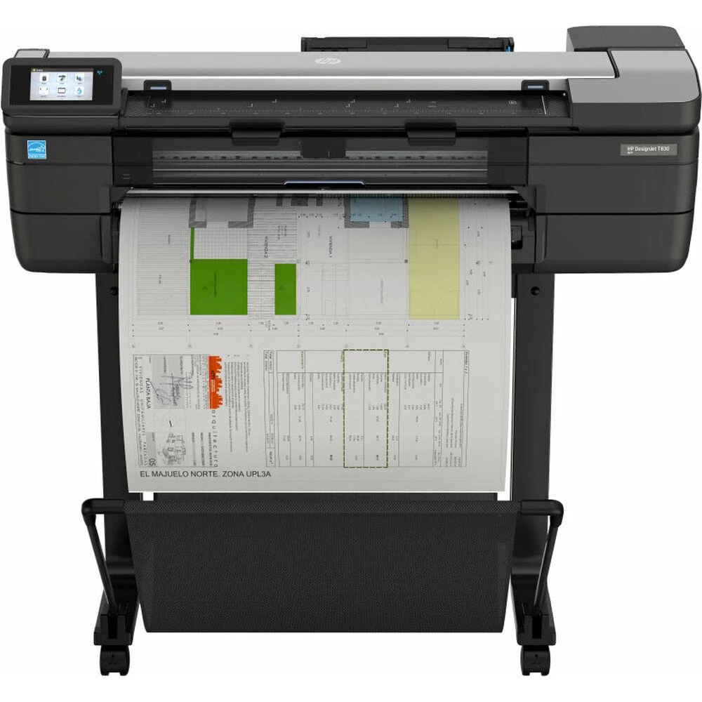 Hewlett Packard (HP) HP DesignJet T830 24 colių daugiafunkcis spausdintuvas su nauju stovu Spausdintuvas