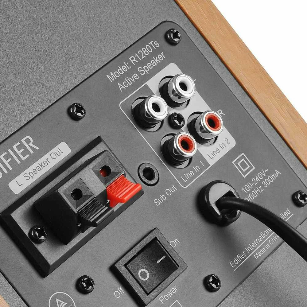 Kompiuterio kolonėlės Edifier R1280TS, Rudos spalvos