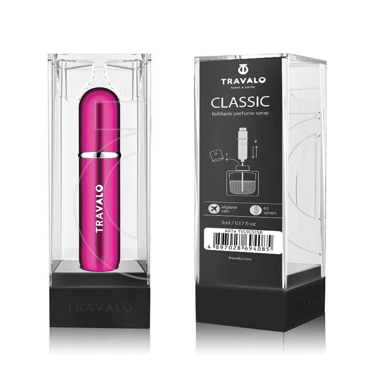 Daugkartinis purkštukas Travalo Classic HD Rožinė 5 ml