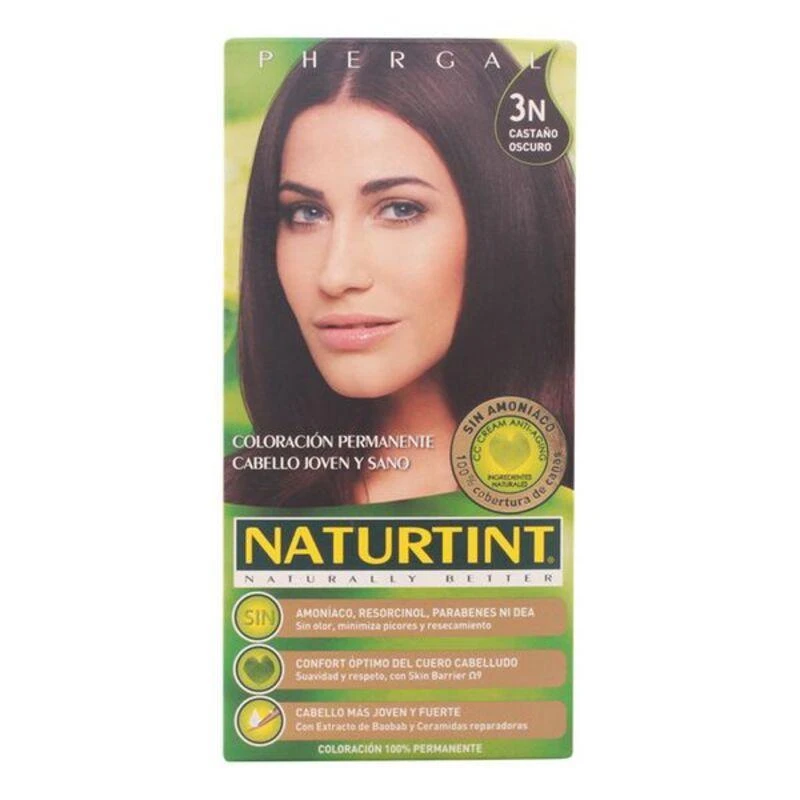 Naturtint 3N Dark Chestnut plaukų dažų dėžutė
