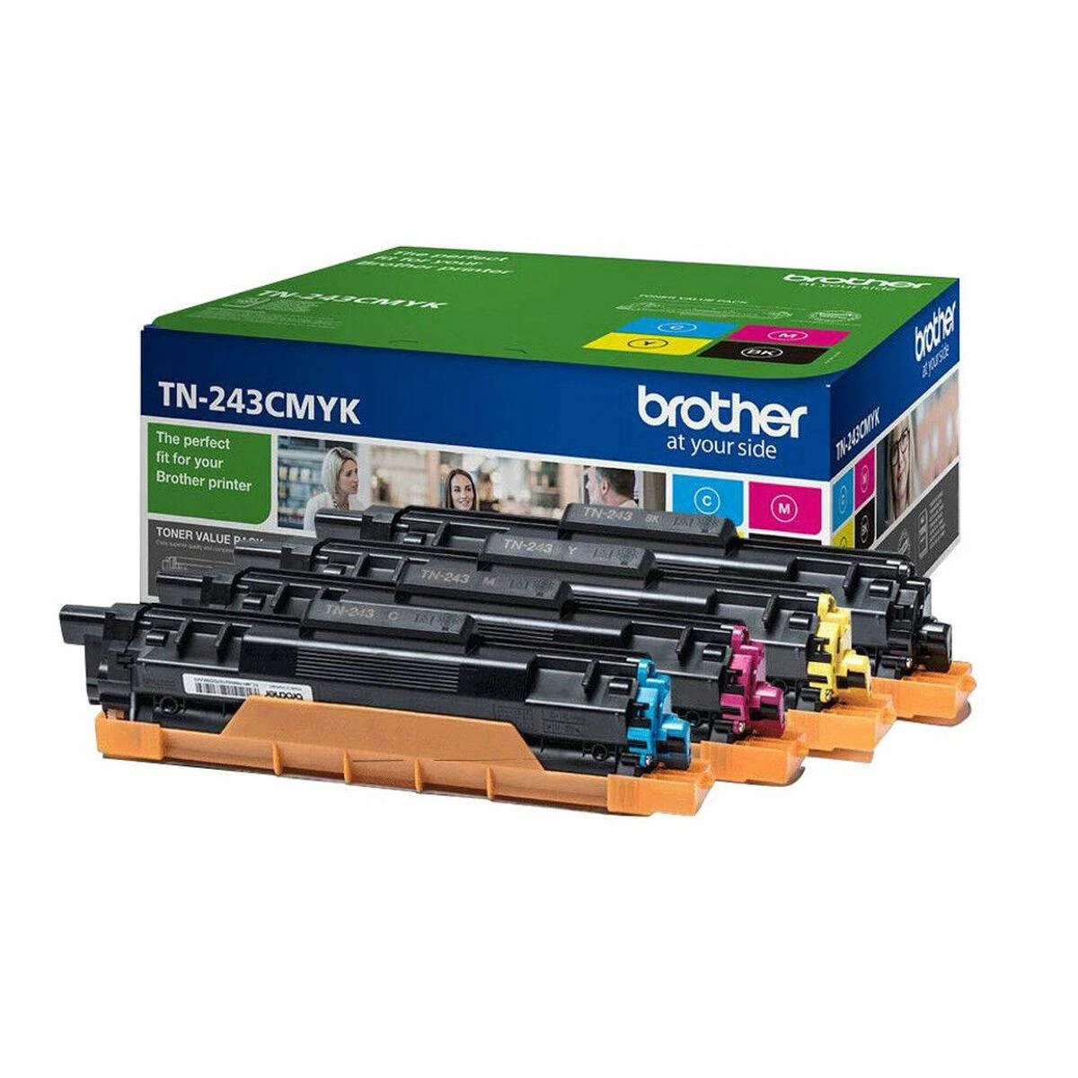 Toneris Brother TN243CMYK | 1000 psl.| DCP-L3510CDW, DCP-L3550CDW,
