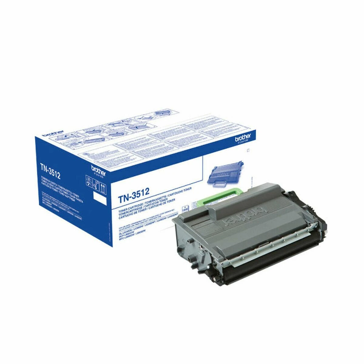 Brother TN-3512 | Toneris Cartridge | Juodas