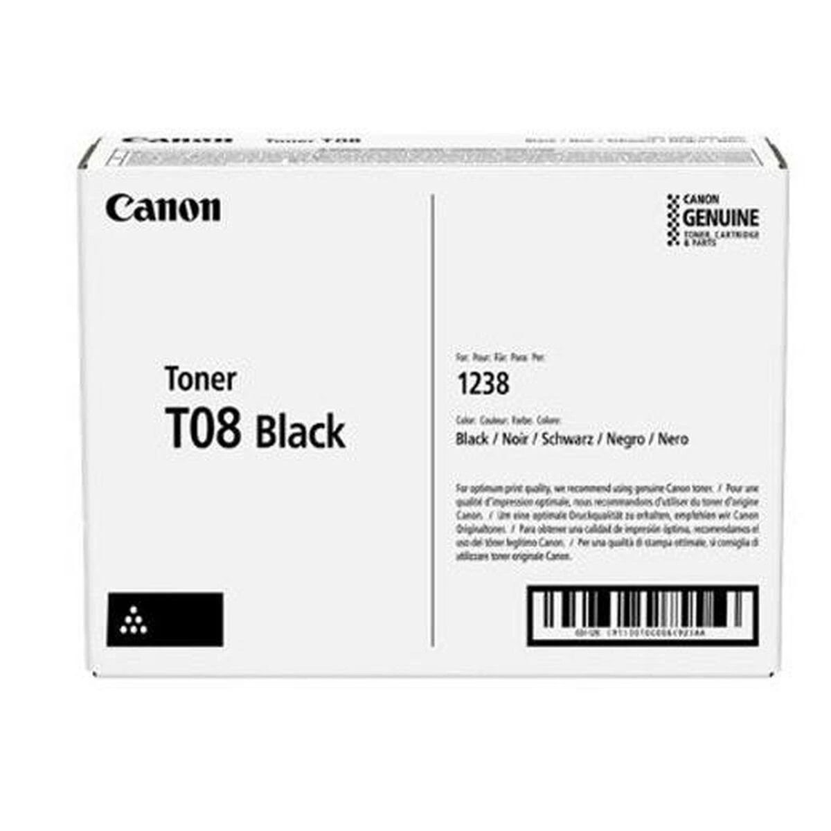 Canon T08 (3010C006) Lazerinė kasetė, Juoda