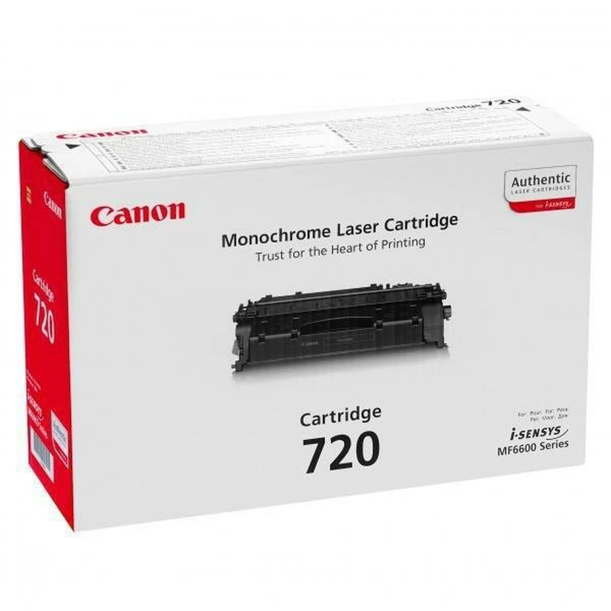 Canon 720 (2617B002) Lazerinė kasetė, Juoda