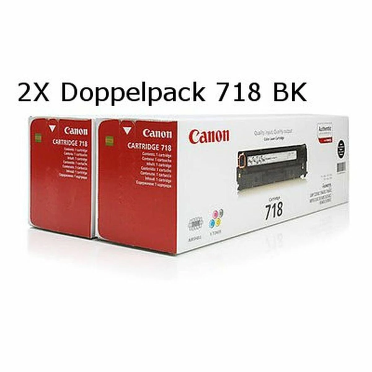 Toneris Canon CLBP718 BK 2P | LBP7200 / LBP7210 / LBP7660 / LBP7680