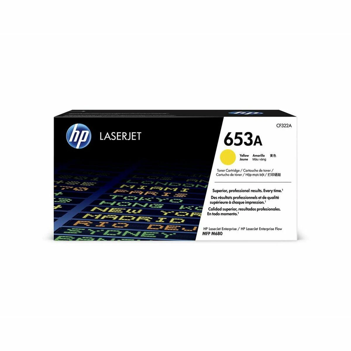 Hewlett Packard (HP) HP No.653A (CF322A), geltona kasetė