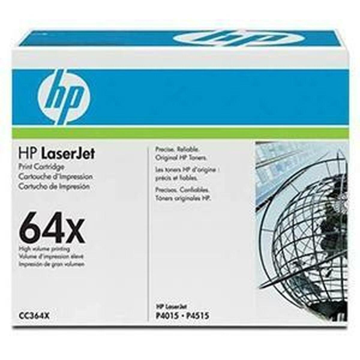 „Hewlett Packard“ (HP) „HP LaserJet CC364X Juodas“ spausdinimo kasetė, skirta P4000/P4500 serijai (24 000 puslapių)