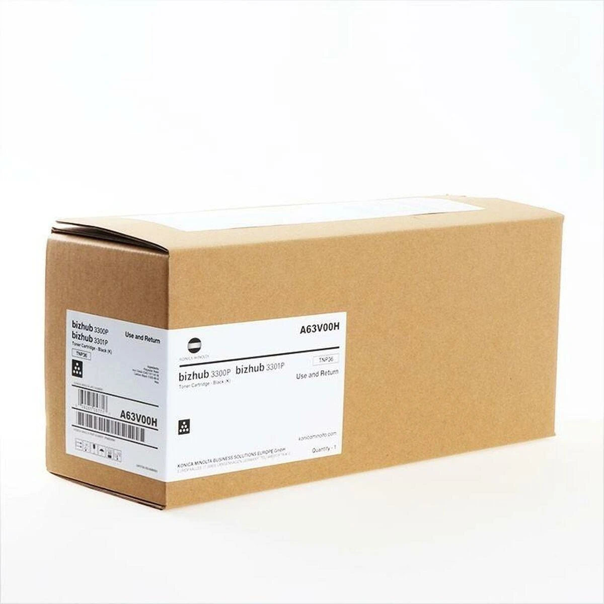 Konica-Minolta TNP-36 Return (A63V00H), juoda kasetė