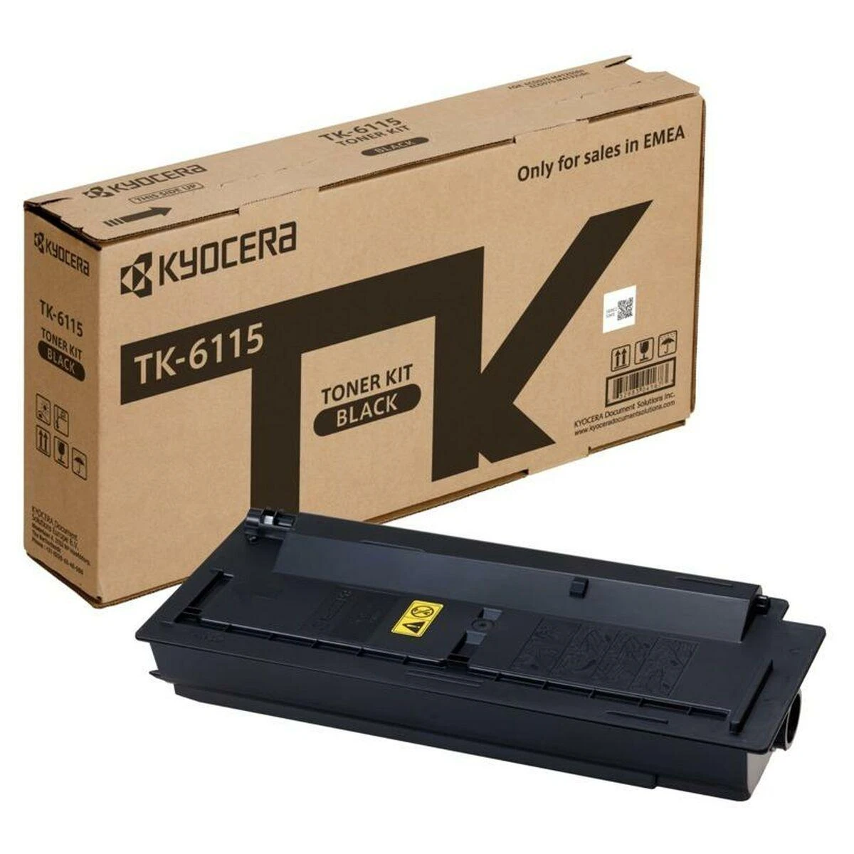 Kyocera TK-6115 (1T02P10NL0, TK6115) Lazerinė kasetė, Juoda