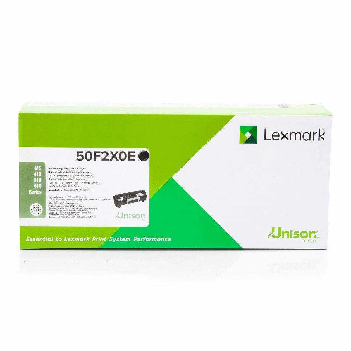 Lexmark 50F2X0E | 502XE itin didelės našumo korporacinė kasetė (10k) | Kasetė | Juodas