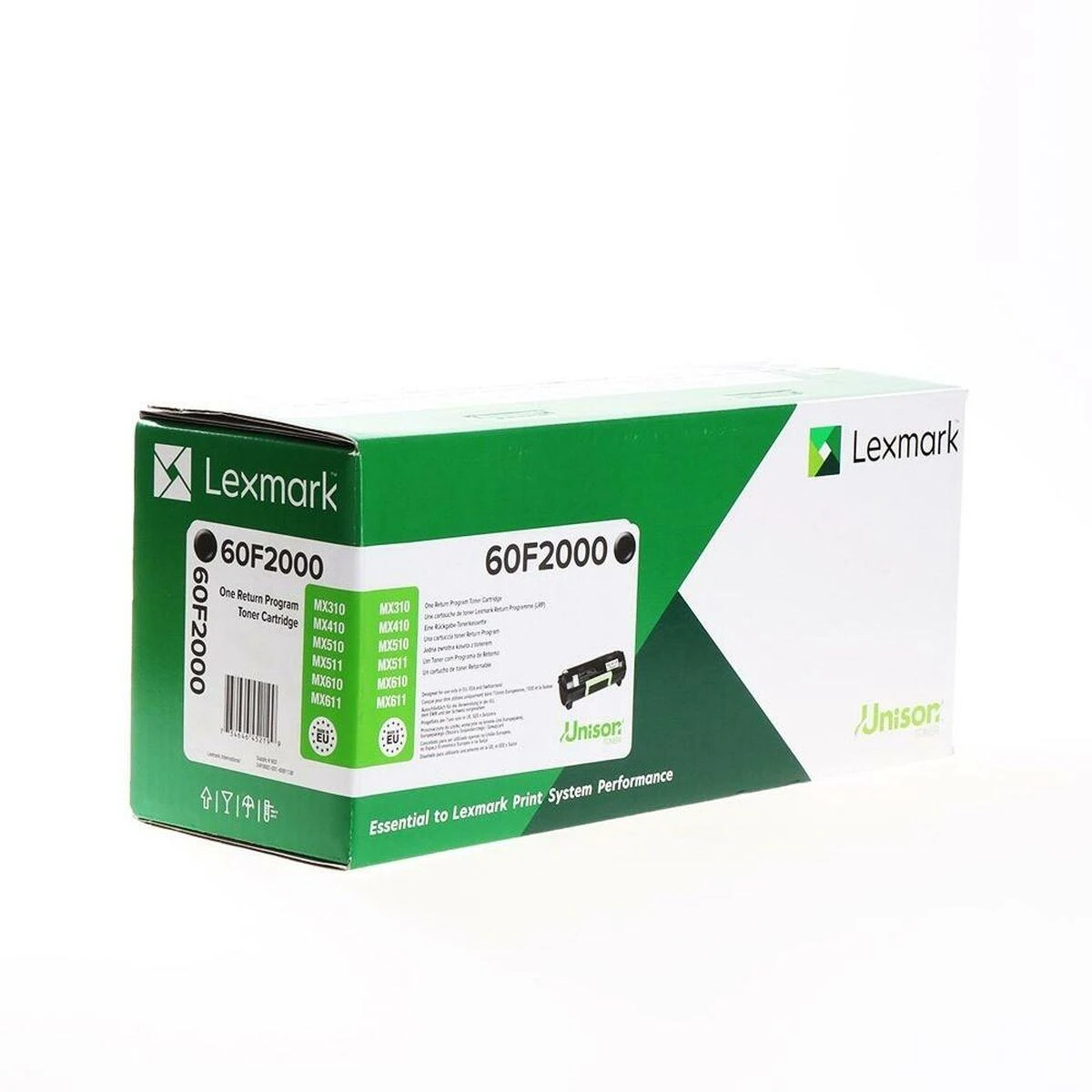 Lexmark 60F2000 Cartridge, Juodas, 2500 pages