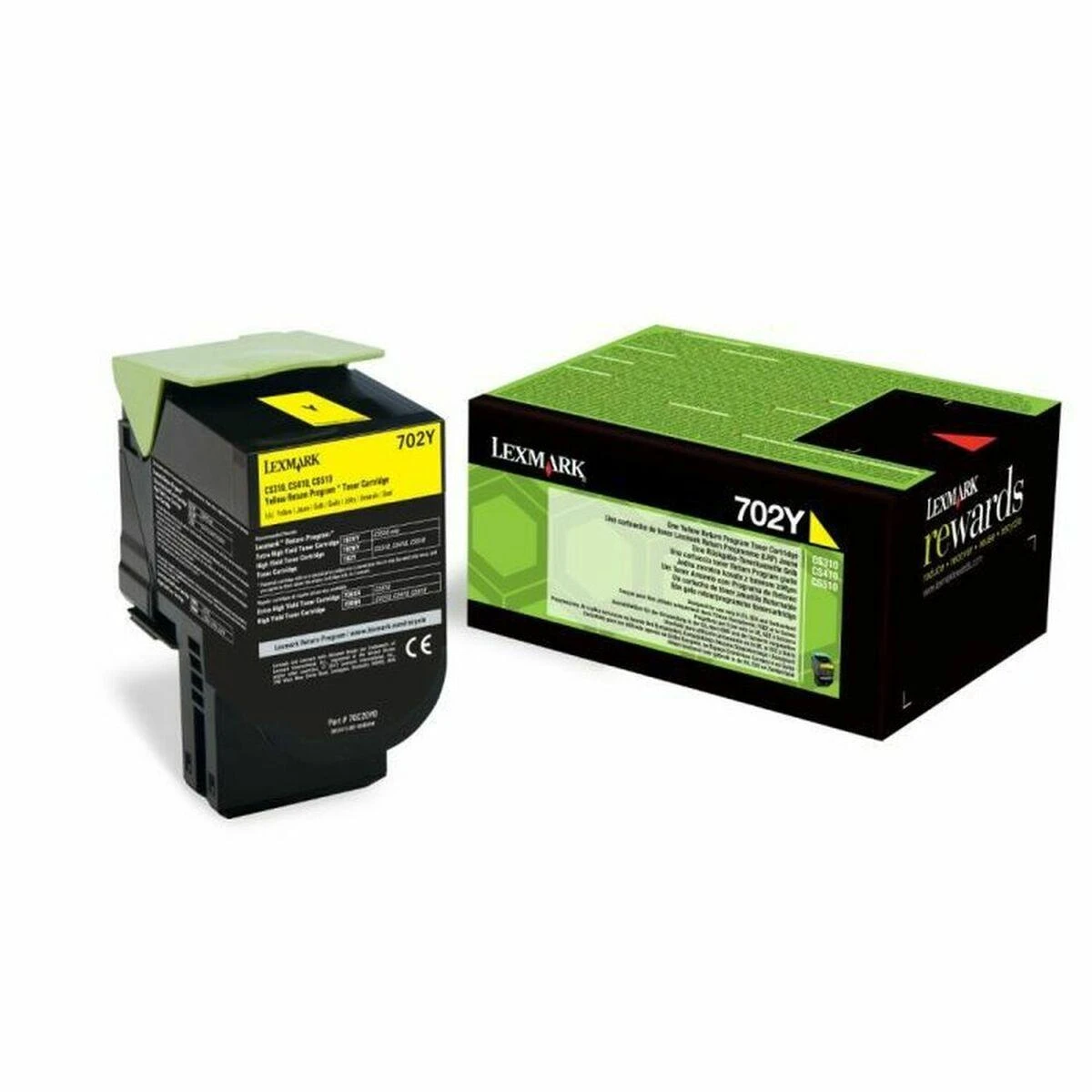 Lexmark return (70C20Y0, 702Y), geltona kasetė