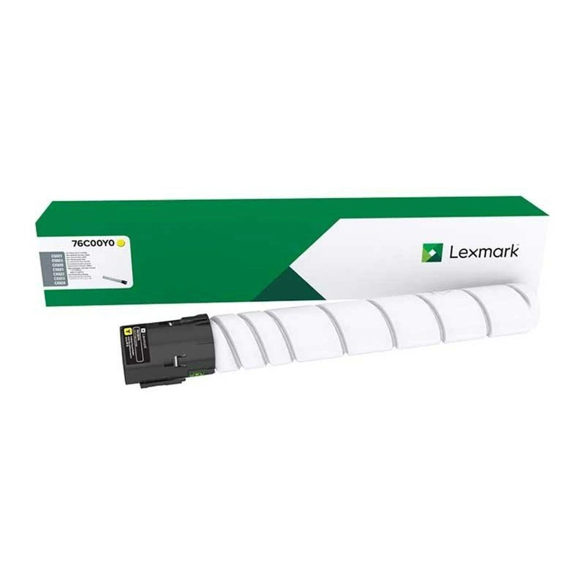 Lexmark dažų kasetė | 76C00Y0 | Tonerio kasetė | Geltonas