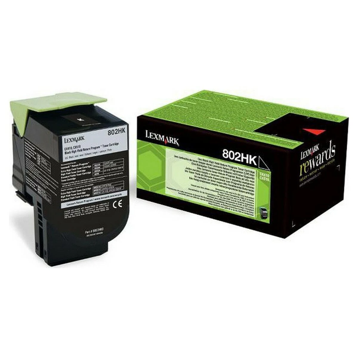 Lexmark 80C2HKE | 802HKE Juodas High Yield Corporate Cartridge (4k) | Cartridge | Juodas