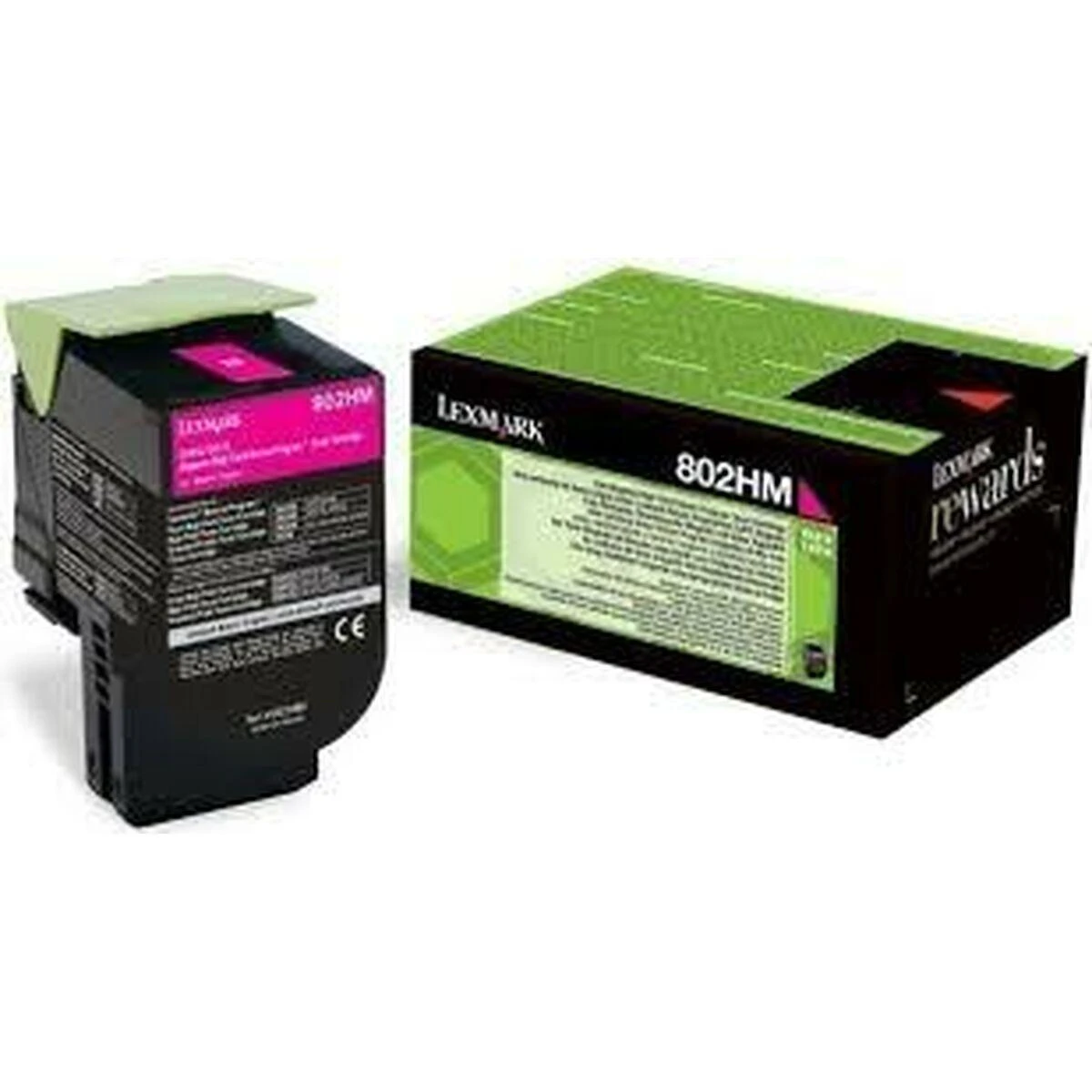 Lexmark 80C2HM0 kasetė, purpurinė, 3000 puslapių