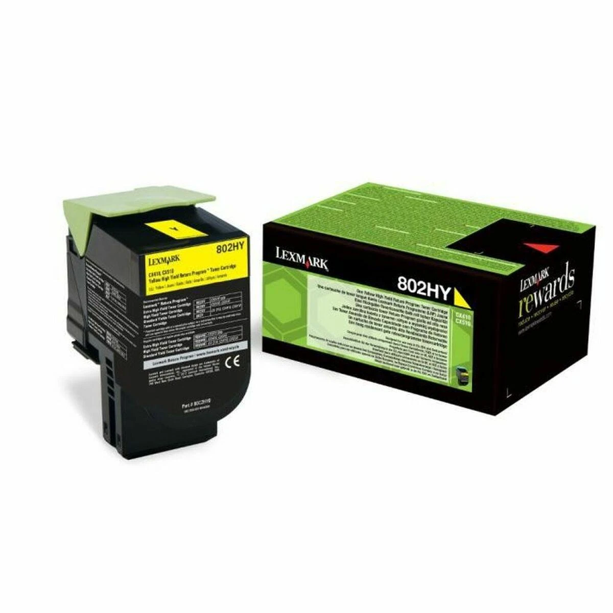 Lexmark 80C2HY0 | 802HYE Geltona High Yield Corporate Cartridge (3k) | Kasetė | Geltona