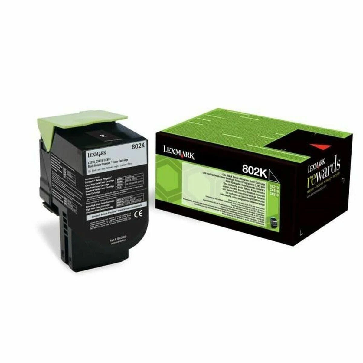 Lexmark 802K cartridge, juodas