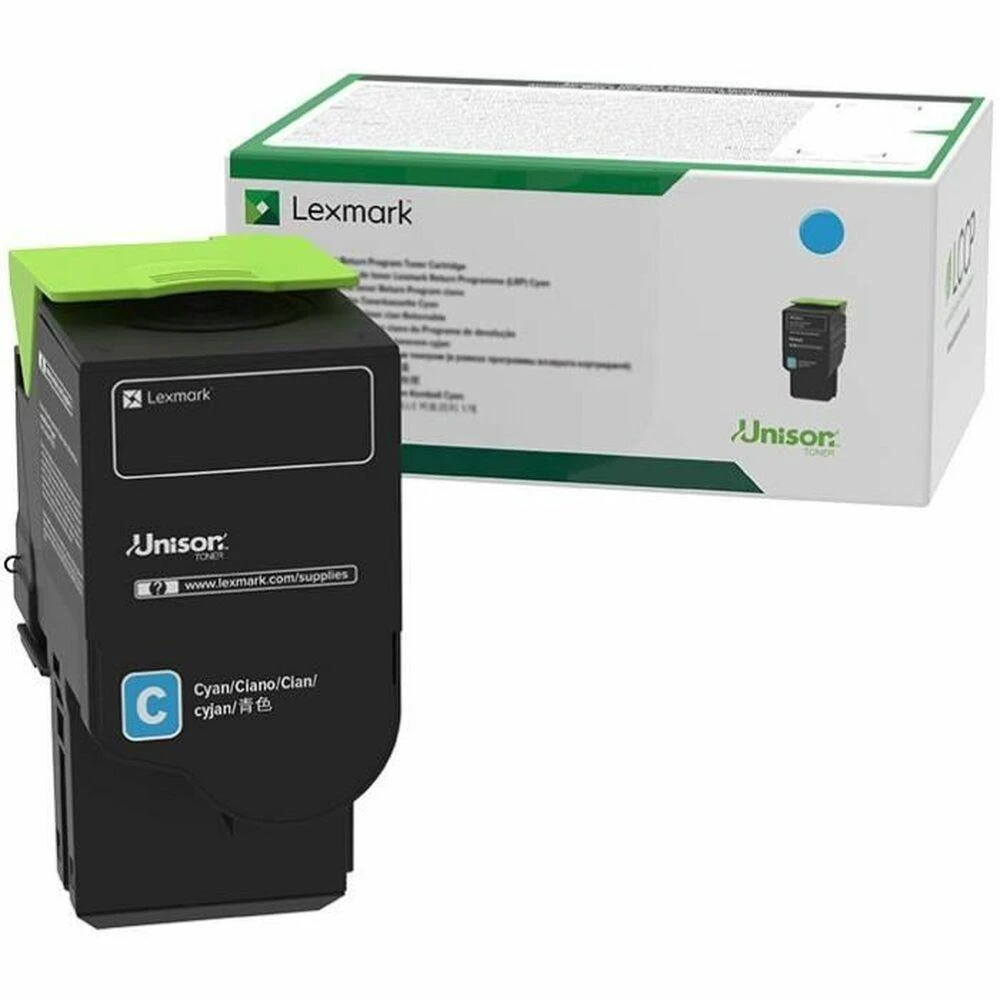Dell Lexmark itin didelės našumo grąžinimo programa dažų kasetė | C242XC0 | lazerinis | Žydra spalva
