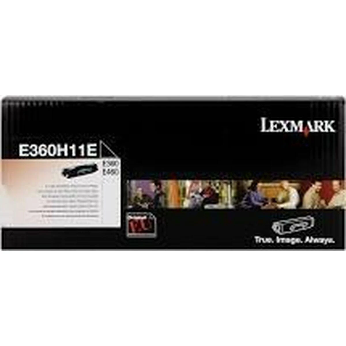 Lexmark E360H11E Cartridge, Juodas, 9000 pages