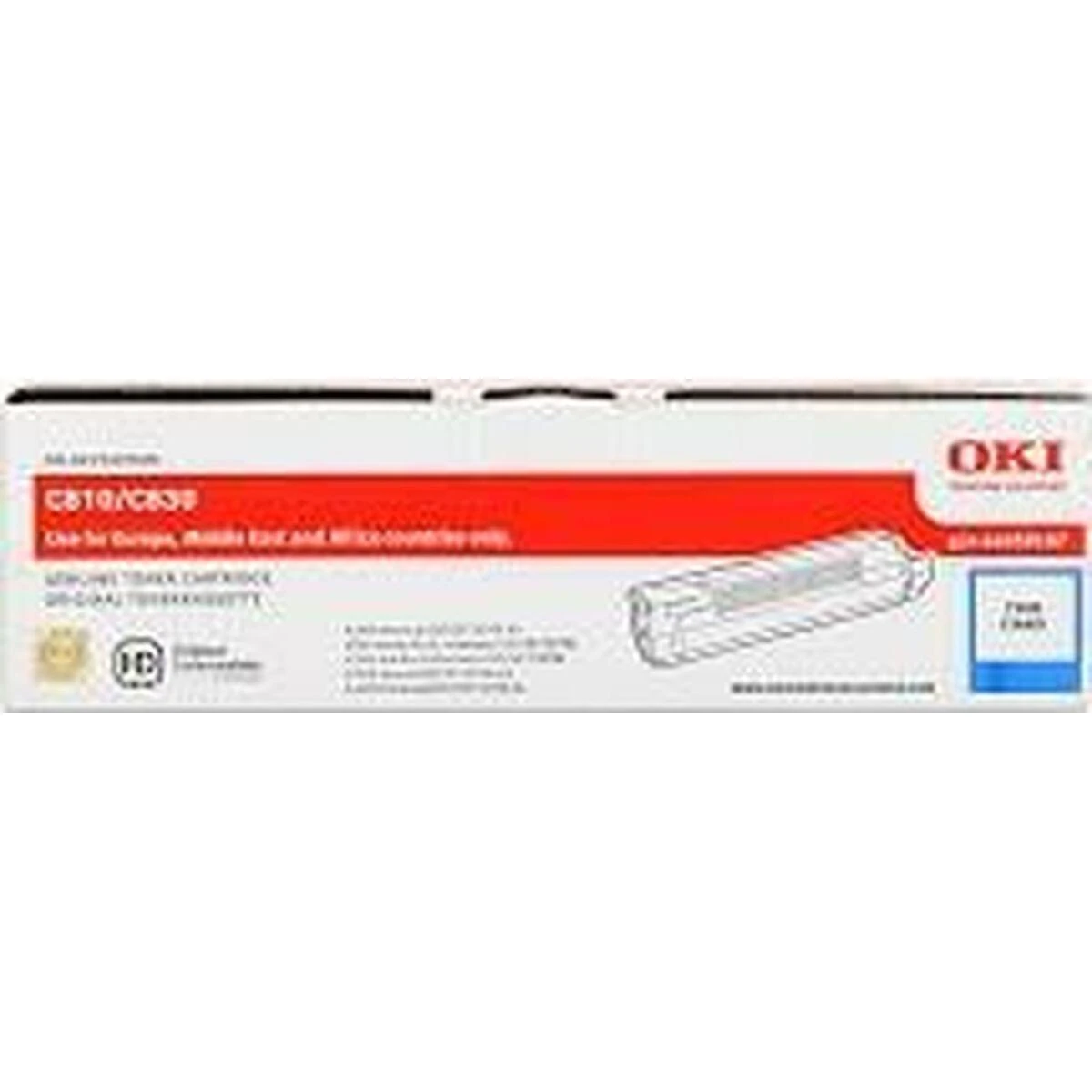 Dažomieji milteliai OKI 44059107, Mėlyna