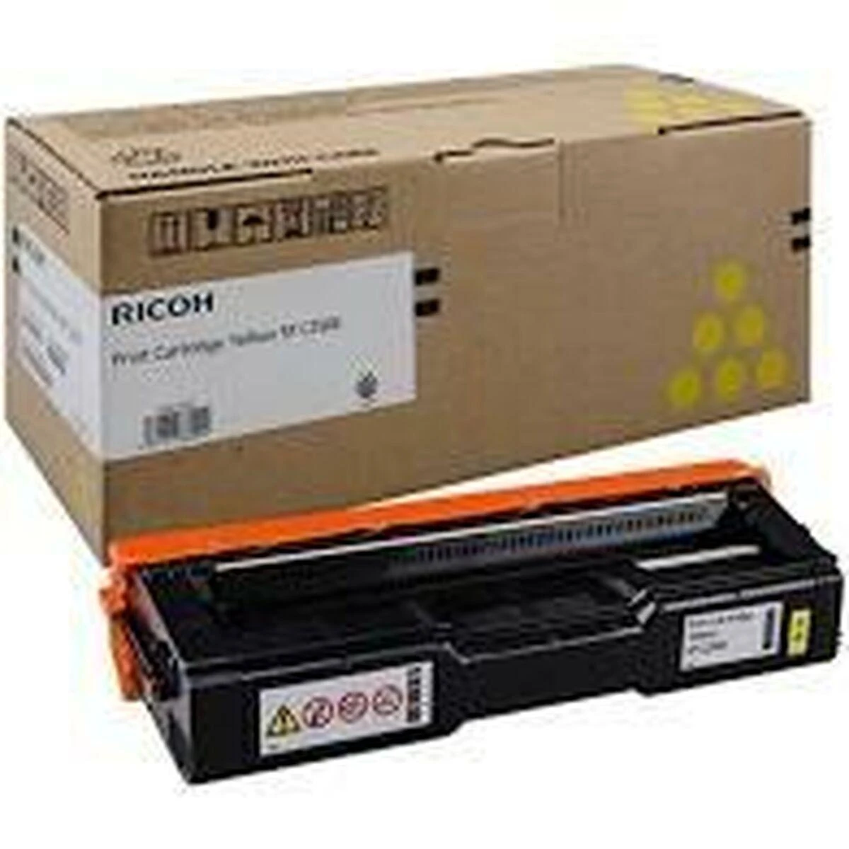 Ricoh SP C252 LC (407534), geltona kasetė