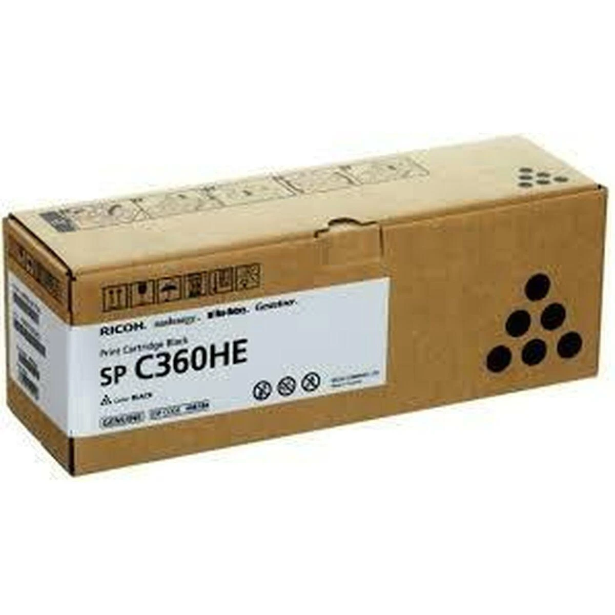 Ricoh SP C360HE (408184) Lazerinė kasetė, Juoda