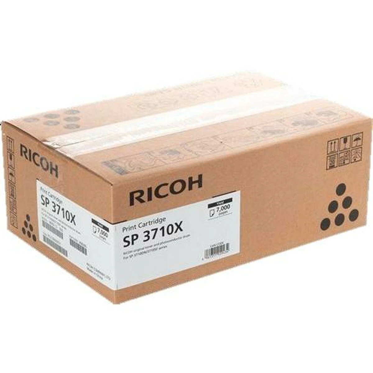 Ricoh SP 3710X (408285) Lazerinė kasetė, Juoda